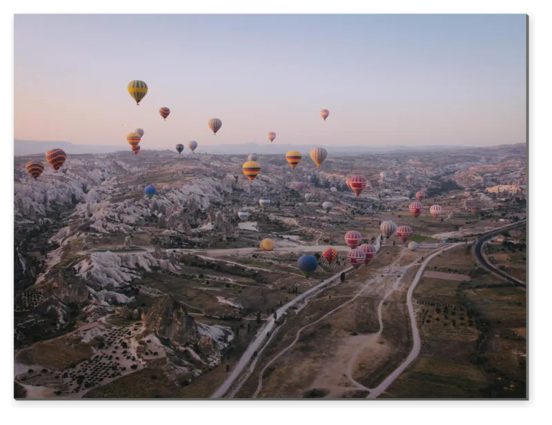 Horkovzdušné balony nad Kappadokií