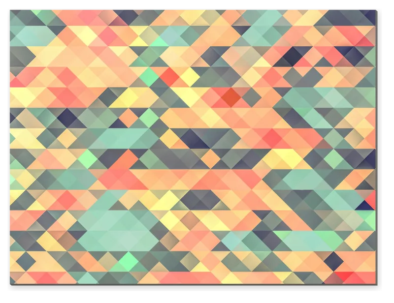 Pastelová geometrická mozaika